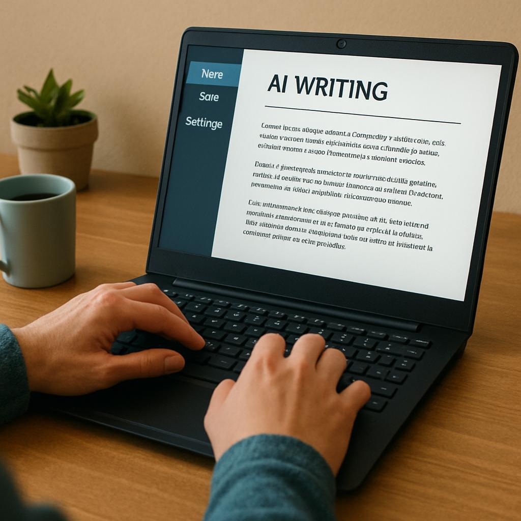 AI writing blog