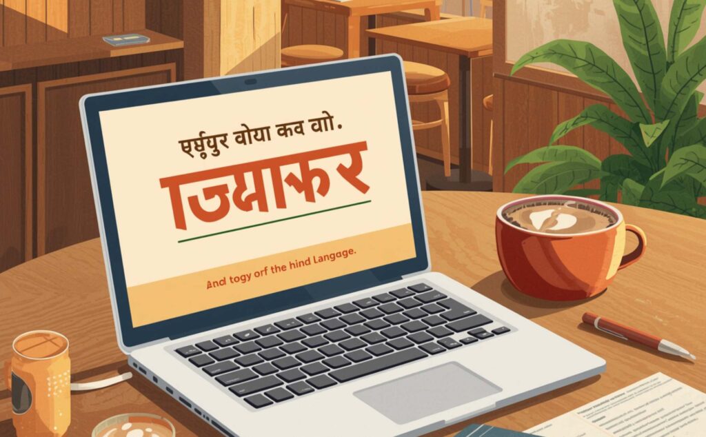 AI Hindi blog writing dashboard